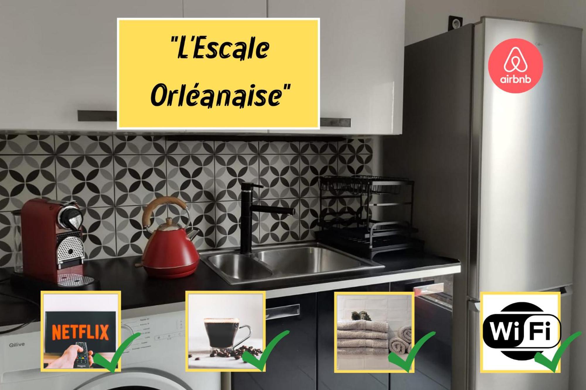 L'Escale Orleanaise Leilighet Eksteriør bilde